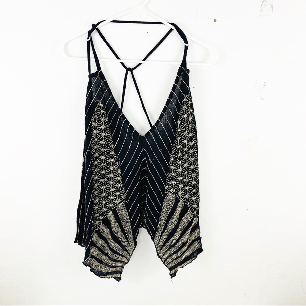 Free People Afternoon Backless Cotton Camisole Size Small - Picture 4 of 13